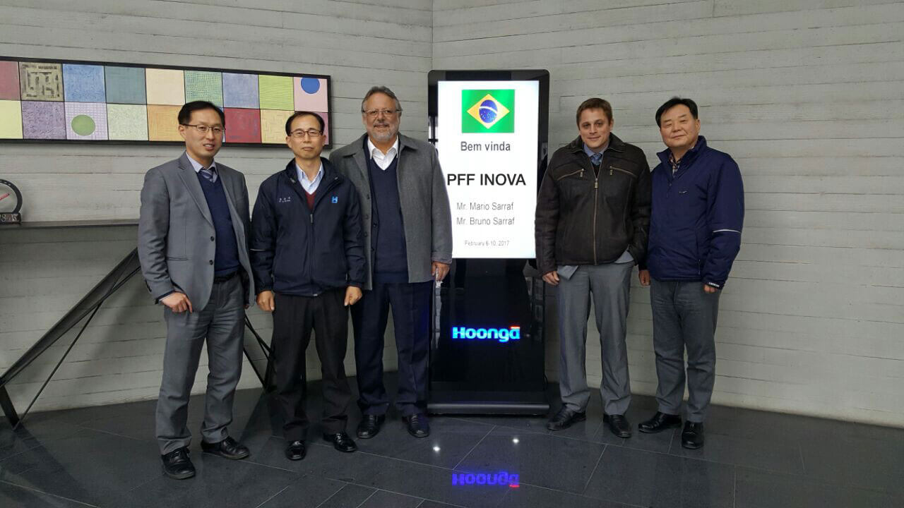 PFF Inova firma parceria com sul coreana Hoonga